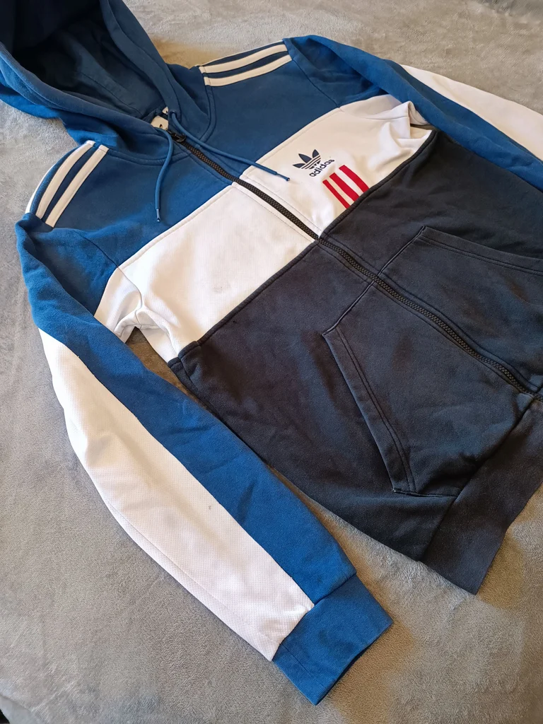 Adidas zip-up hoodie sweatshirt size M in good condition – photo 2